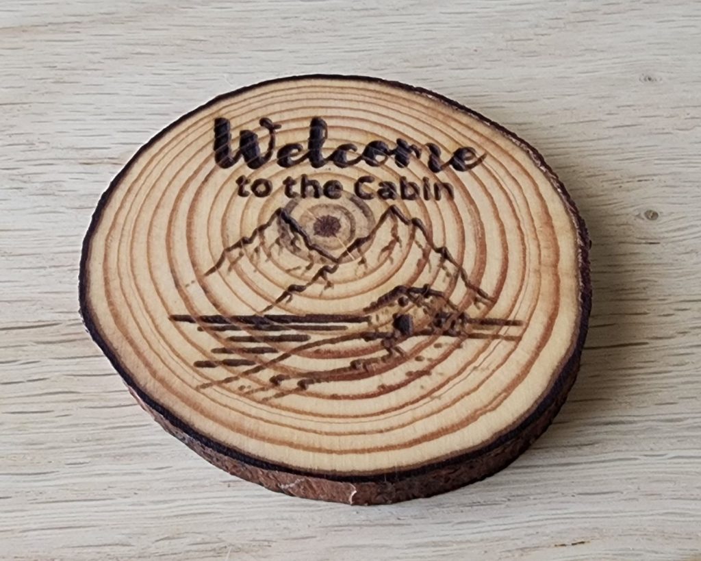 Mountain Cabin Coaster Set
