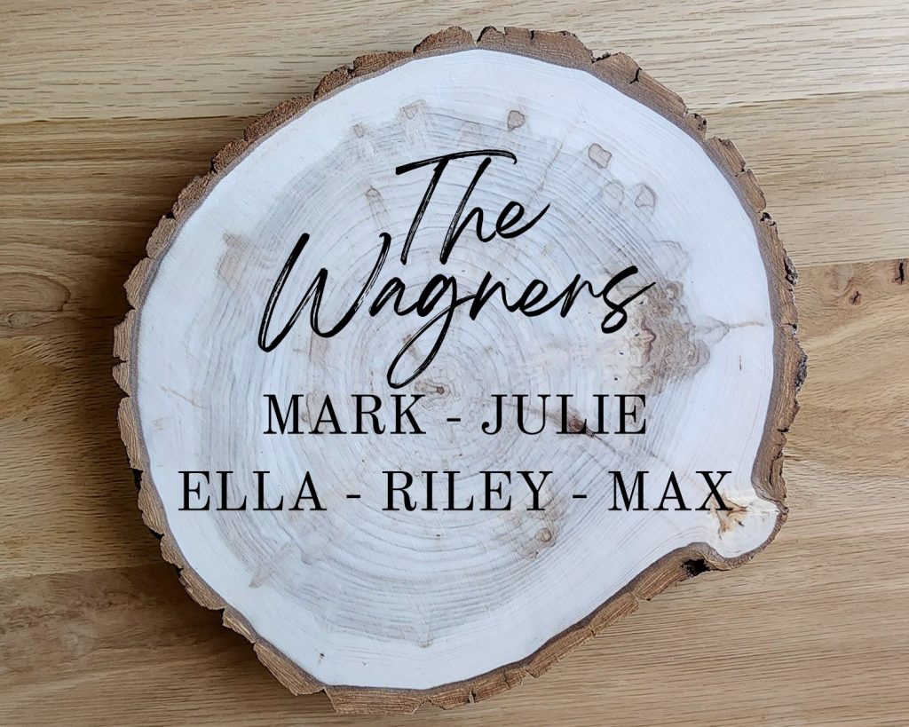 Family Round Sign