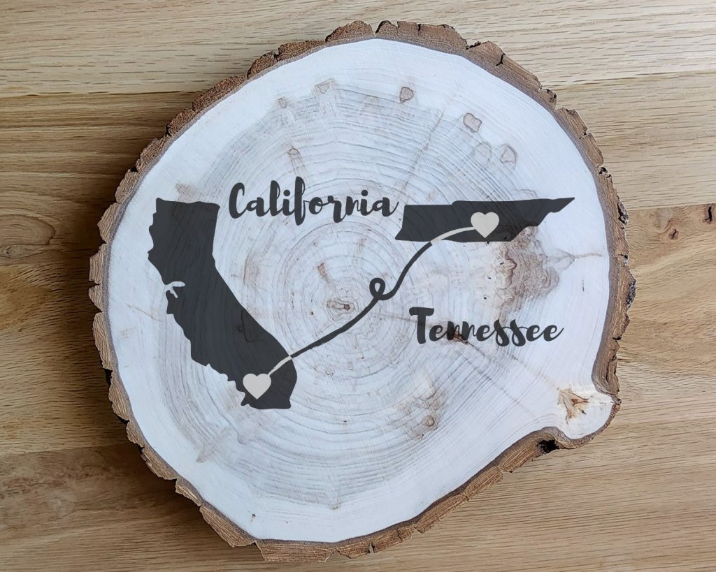 2 State Round Sign