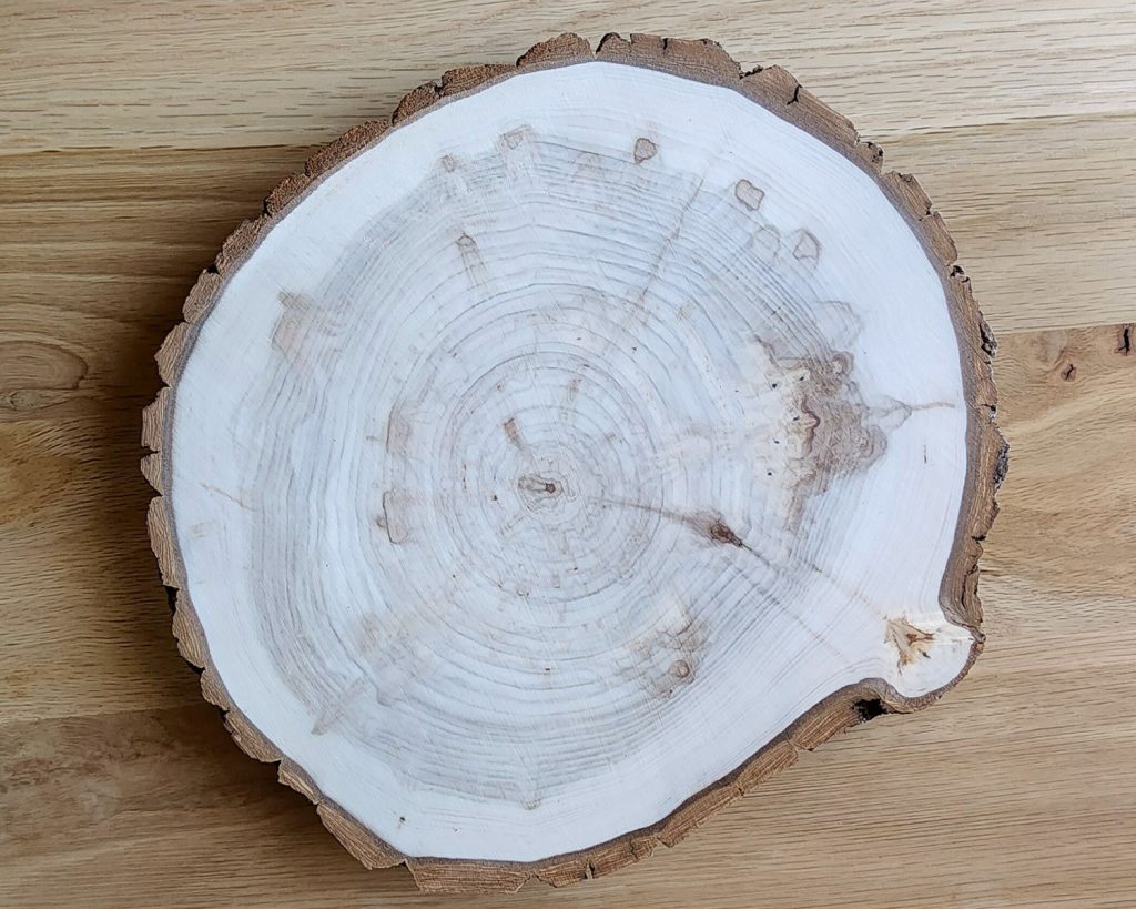 Wood Slice Sign